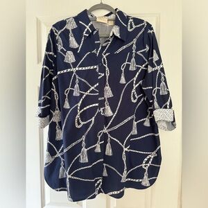 Chico’s size 2.5 women’s nautical shirt